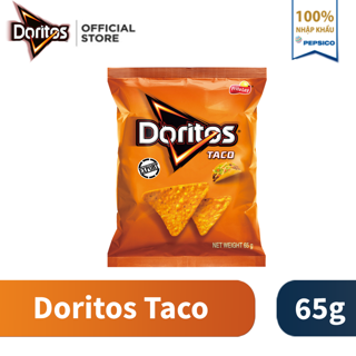 [Mã SUNTORY09 giảm 15K đơn từ 149K] Bánh snack ngô giòn Doritos vị Taco gói 65g thumbnail