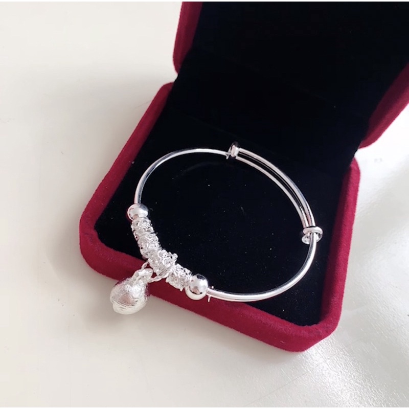 BÁN LỖ_ Vòng tay bạc nữ S925 kèm chuông Sunflower SUN11 | BigBuy360 - bigbuy360.vn