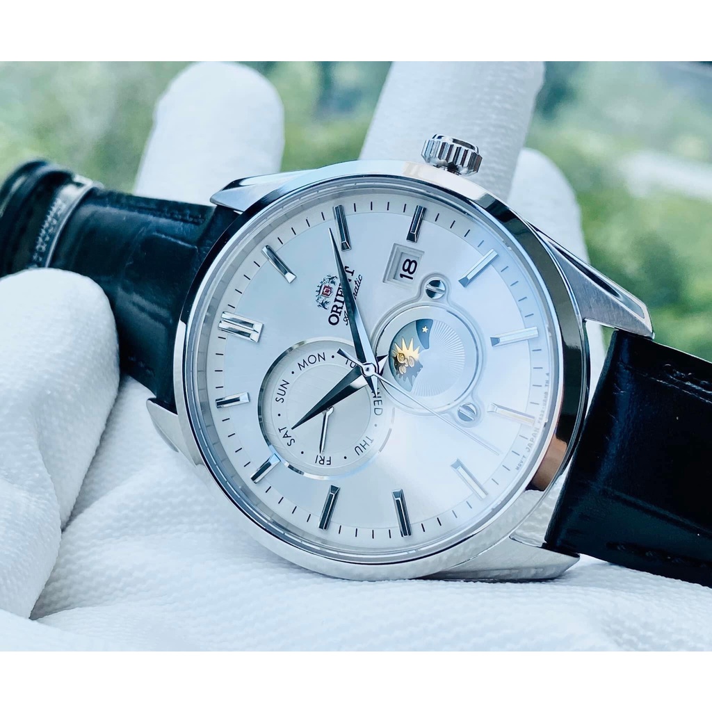 Đồng Hồ Nam ORIENT Sun & Moon Gen 5 RA-AK0310S10B Chính Hãng Tặng Dây Da Cao Cấp
