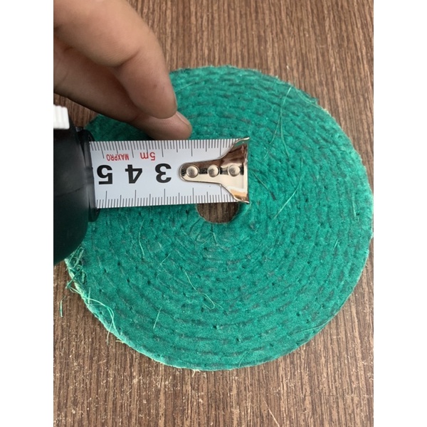 Bánh xơ dừa đánh bóng inox gắn máy mài cầm tay