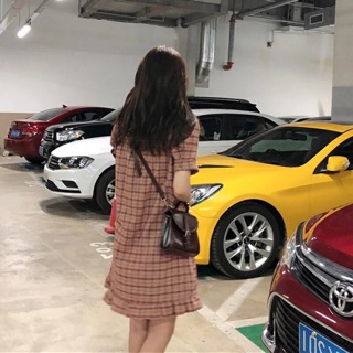 VÁY SƠ MI KẺ CARO ĐUÔI BÈO