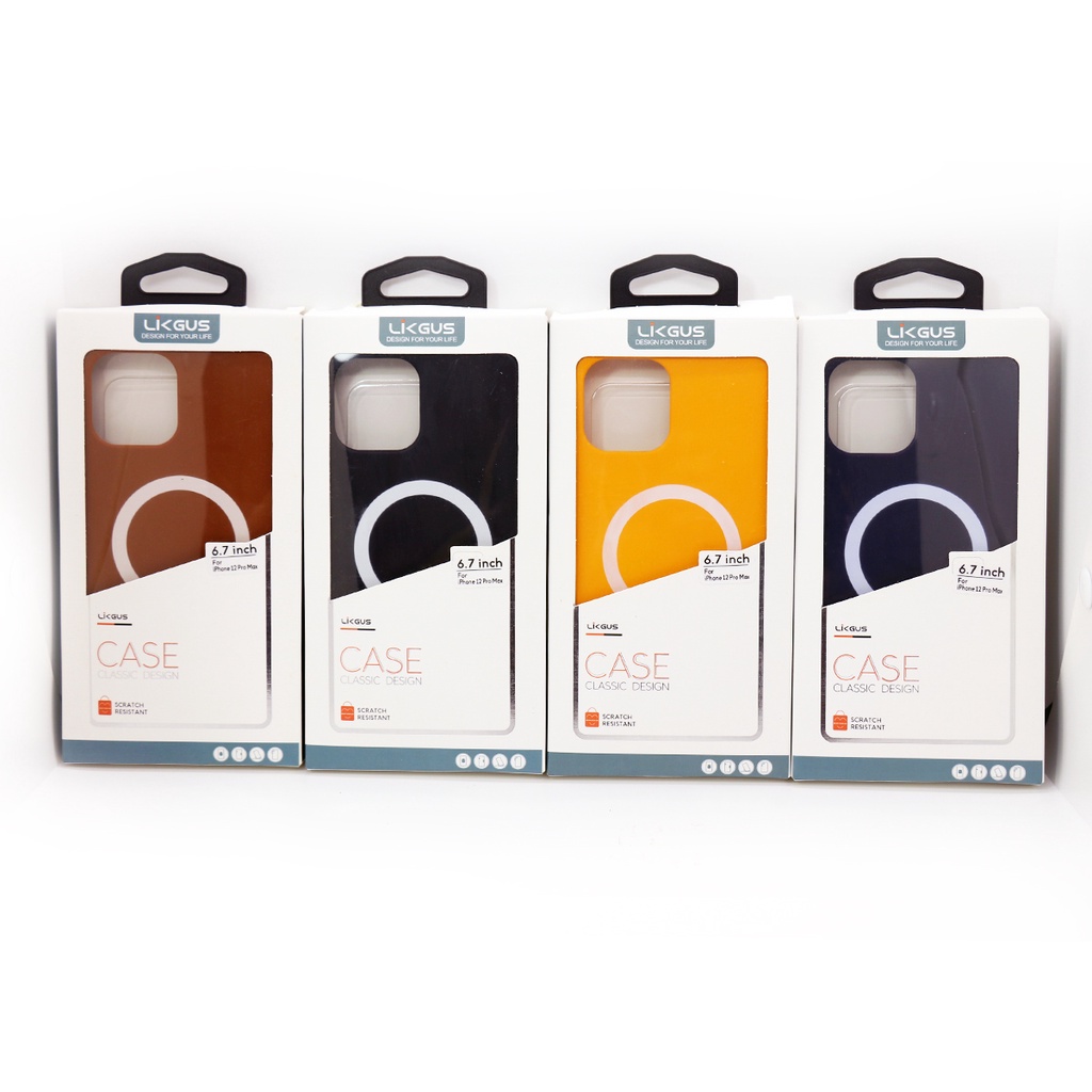 Ốp chính hãng - LIKGUS Magsafe kèm ví iPhone 12/12 Pro/12 Pro Max