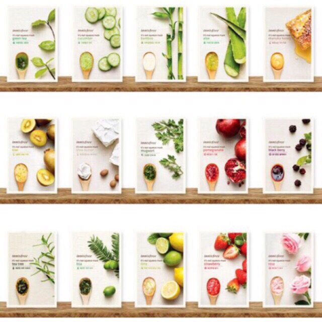 COMBO 10 mieng mặt nạ Innisfree 