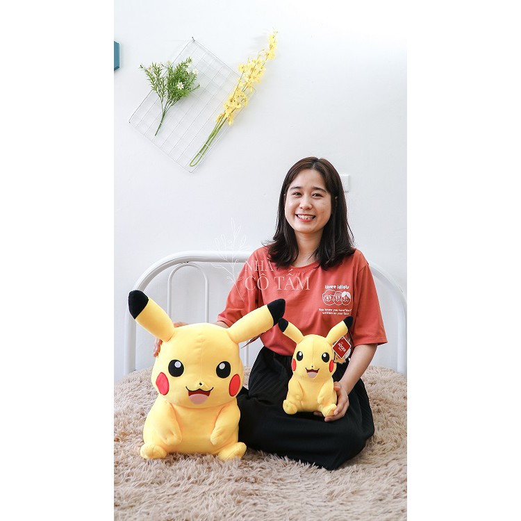 Thú Nhồi Bông Pikachu Siêu Độc Lạ Dê Thương - Siêu Mềm Mại Đáng Yêu