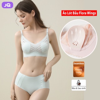 Áo ngực bầu cho con bú JOYNCLEON ren mềm Flora Wings (Đệm liền giặt máy thoải mái) - Mã KB17