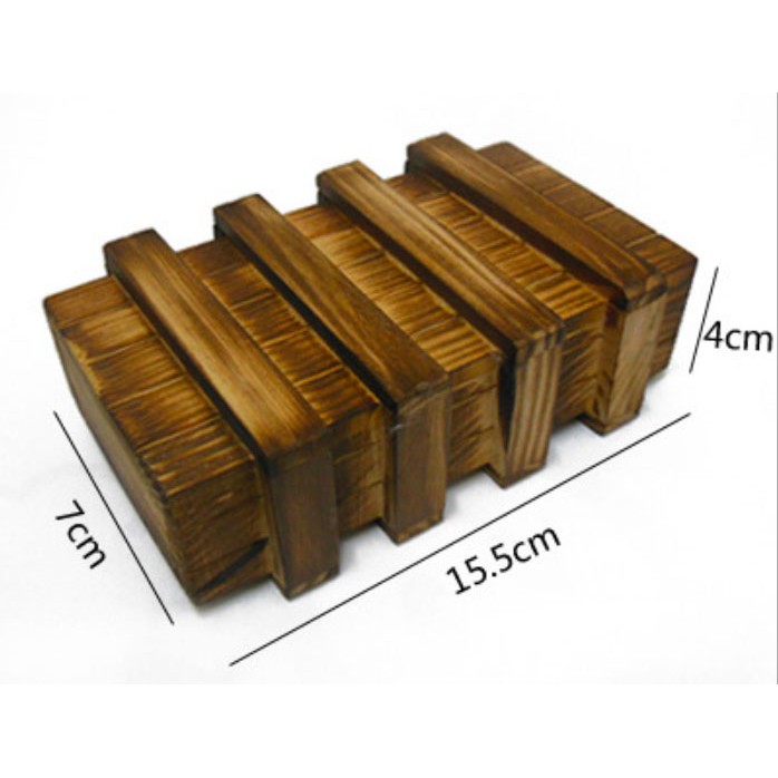 Giải đố gỗ Wood puzzle Hộp gỗ bí mật