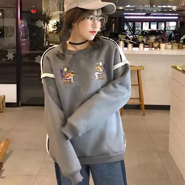 Áo nỉ lót lông