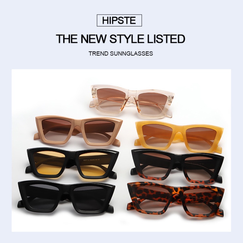 Kính Mát Gọng Mắt Mèo Màu Sắc Kẹo Ngọt Phong Cách Retro Thời Trang Cho Nữ