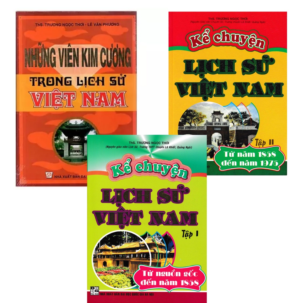 Sách - Combo Kể Chuyện Lịch Sử Việt Nam , Những Viên Kim Cương Trong Lịch Sử Việt Nam