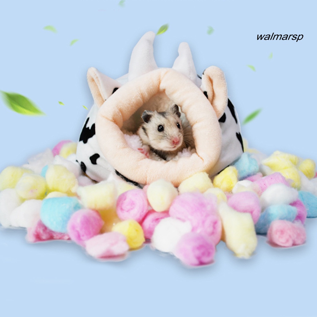 Set 100 Quả Bóng Cotton Mini Nhiều Màu Giữ Ấm Mùa Đông Cho Chuột Hamster