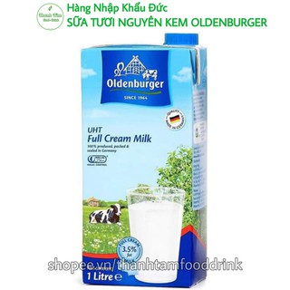 Sữa Tươi Nguyên Kem Oldenburger 3.5% Hàng Nhập Khẩu Đức Cao Cấp (1L) - ThanhTamFood