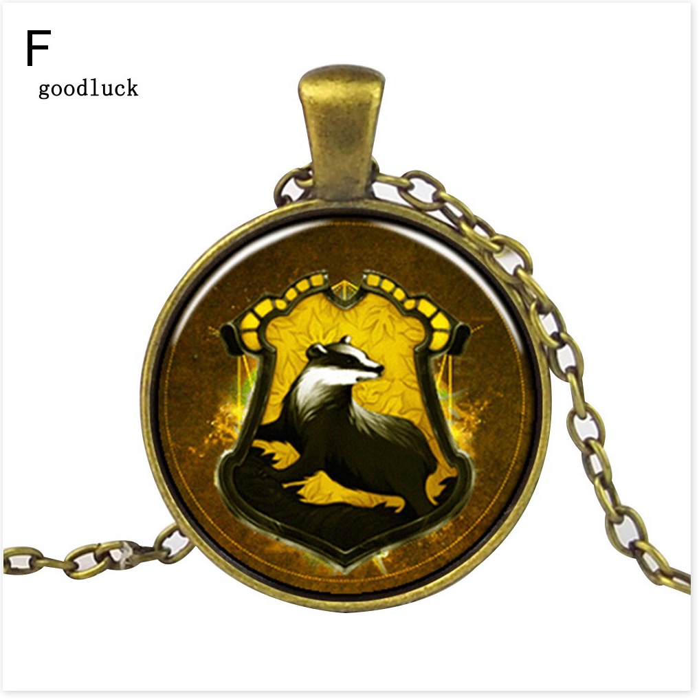 Dây chuyền hợp kim phối mặt phong cách Vintage chủ đề phim Harry Potter