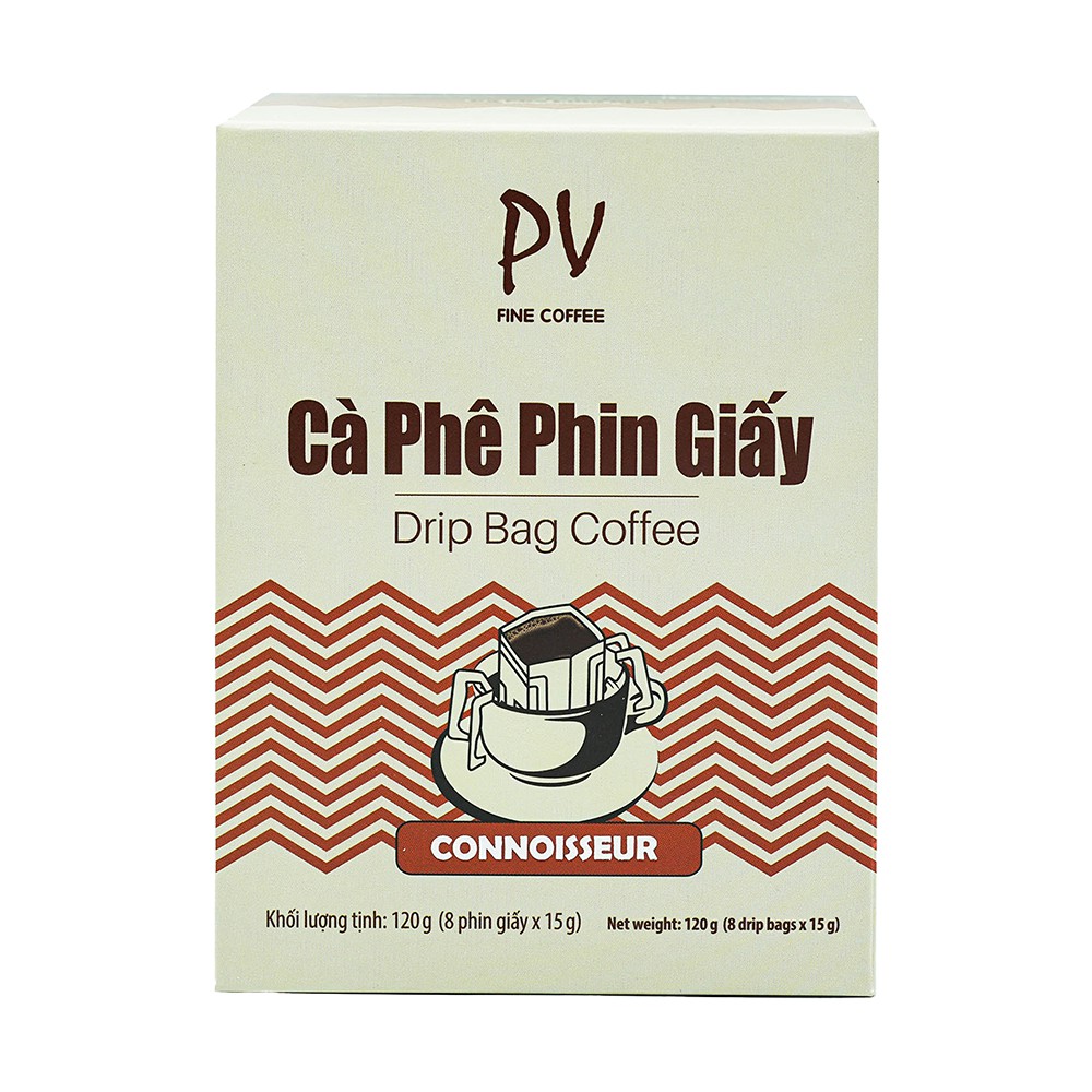 Cà Phê Phin Giấy - PV Fine Coffee Connoisseur - 8 Phin/ Hộp - Phương Vy Coffee