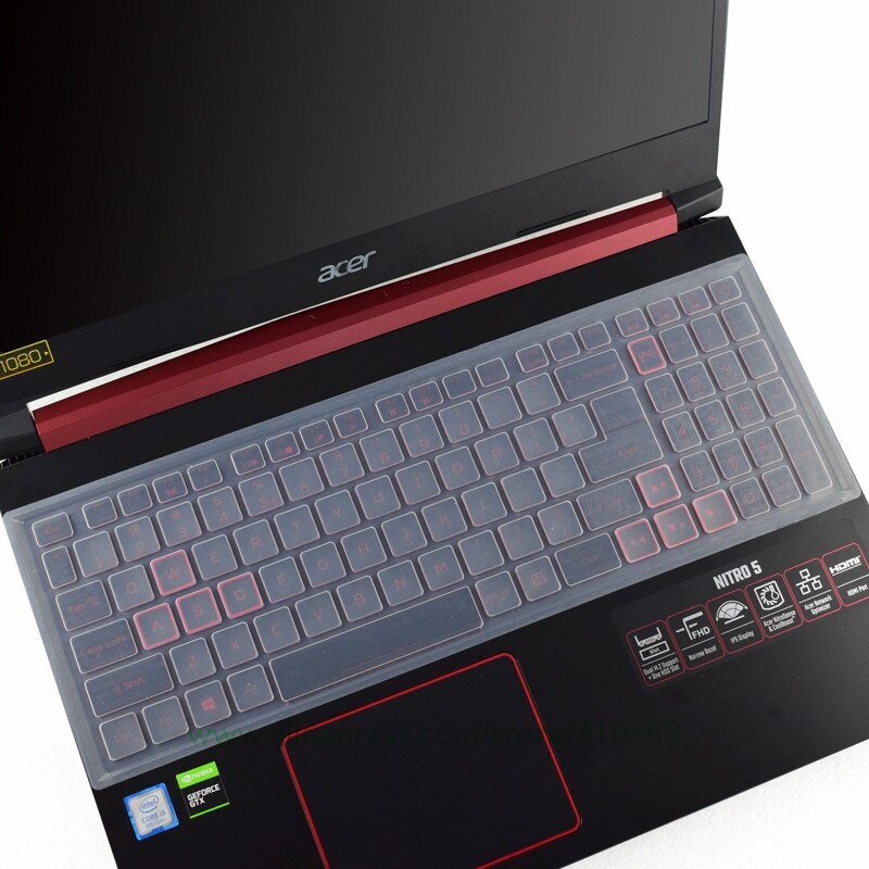 Miếng Dán Bảo Vệ Bàn Phím Laptop 15.6 '' Cho Acer Nitro 5 An515-54 - 54w2 An515-54 - 51m5 An517-51 - 56 Y 715-17 '' '' ''