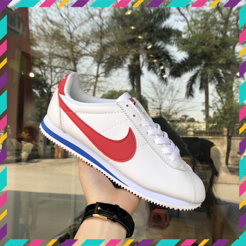 Giày thể thao sneaker Cortez vạch đỏ HỖ TRỢ ĐỔI TRẢ TRONG 15 NGÀY !