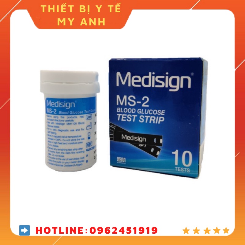 Test tiểu đường MEDISING cho máy MM1100