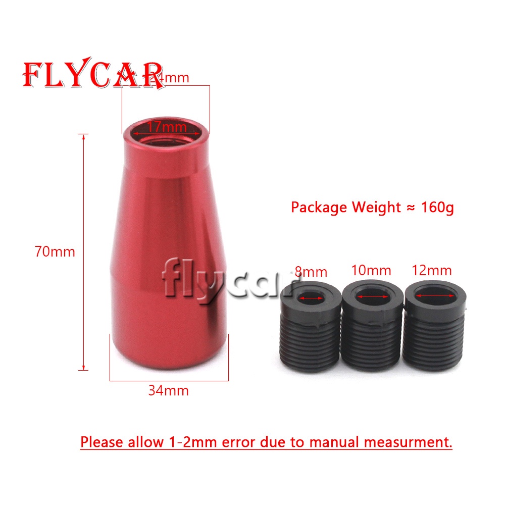 Núm Gạt Cần Số 5 Tốc Độ Bằng Nhôm Thông Dụng Cho Xe Hơi