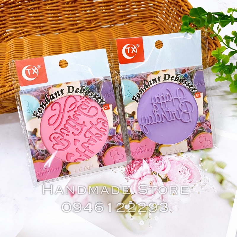 Khuôn chữ sinh nhật - Happy Birthday