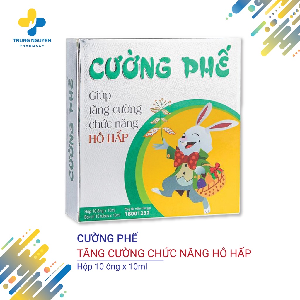 CƯỜNG PHẾ Giúp tăng cường chức năng hô hấp - Hộp 10 ống