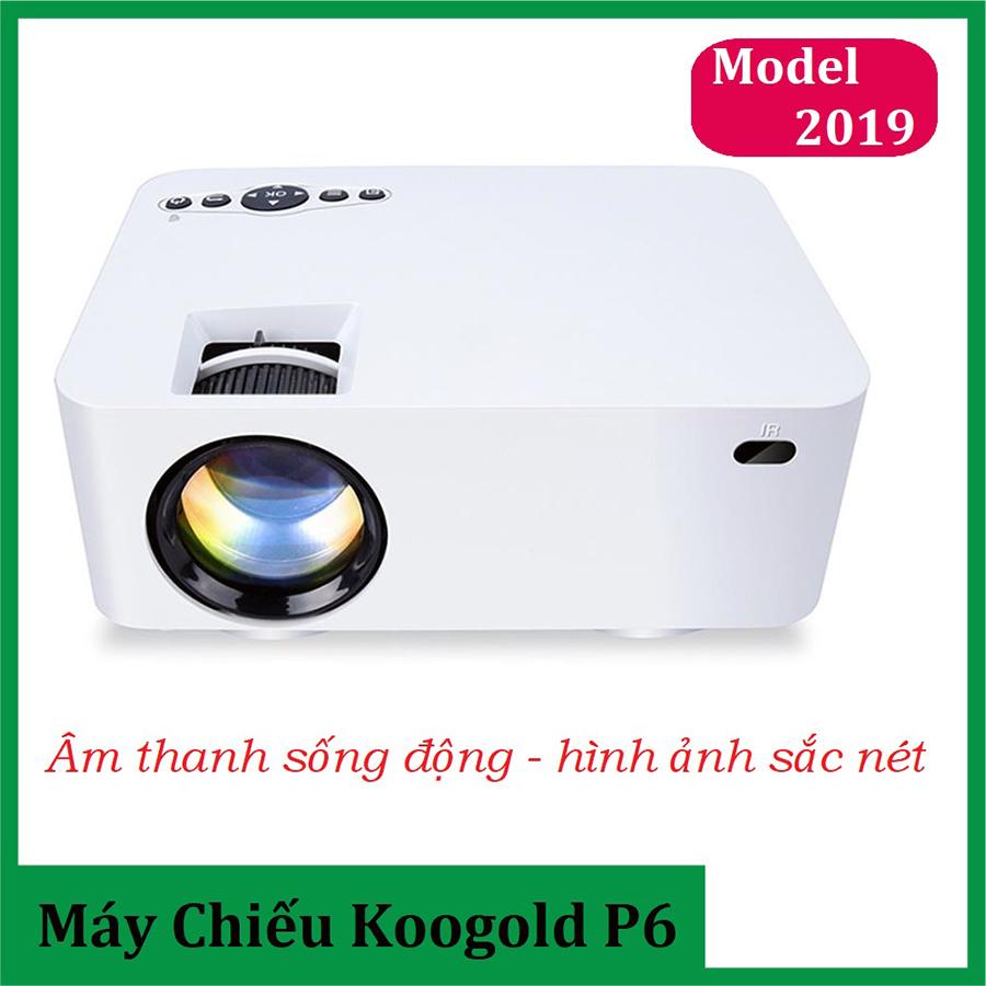 Máy chiếu Koogold ết nối điện thoại thông minh, thiết kế nhỏ gọn, đa chức năng