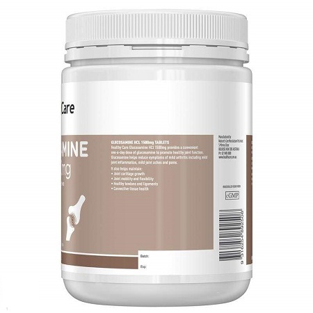 [Hàng chuẩn Úc] Viên uống bổ xương khớp Healthy care glucosamine hcl 1500mg 400 viên của Úc