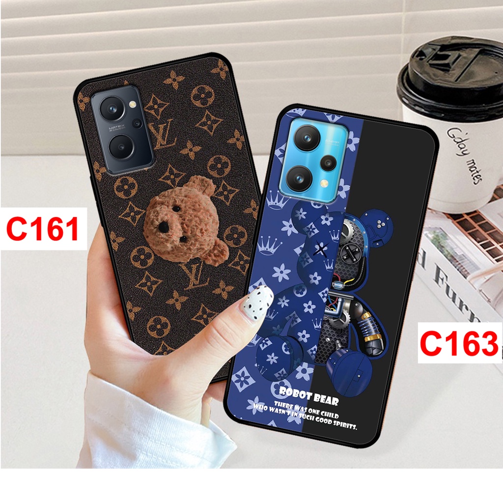 Ốp lưng Realme 9i - Realme 9 Pro in hình gấu bearbrick thời trang . ốp realme 9i rẻ bền đẹp.