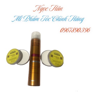 Gôm Xịt Tóc Loreal Sublime Bronze 320ml + Sáp Vuốt Tóc Nam Loreal 100g