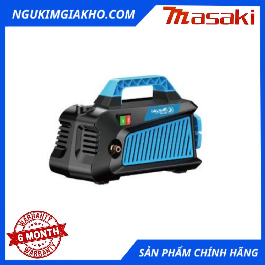 [HOT] Máy Rửa Xe Gia Đình Áp Lực Cao MASAKI - MSK 80 1800W, Dây Đồng Tốt, Tặng Bình Bọt