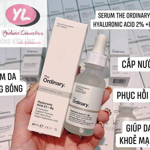 -The Ordinary - Hyaluronic Acid  2% + B5 - siêu cấp nước phục hồi dưỡng ẩm cho da
