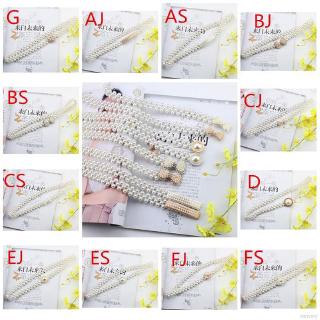 Thắt lưng co giãn đính ngọc trai cho nữ