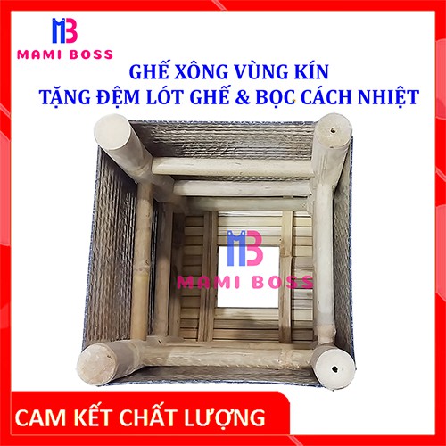 GHẾ XÔNG - HƠ VÙNG KÍN CHO MẸ SAU SINH VÀ PHỤ NỮ MAMI BOSS- TẶNG ĐỆM LÓT GHẾ VÀ BỌC CÁCH NHIỆT