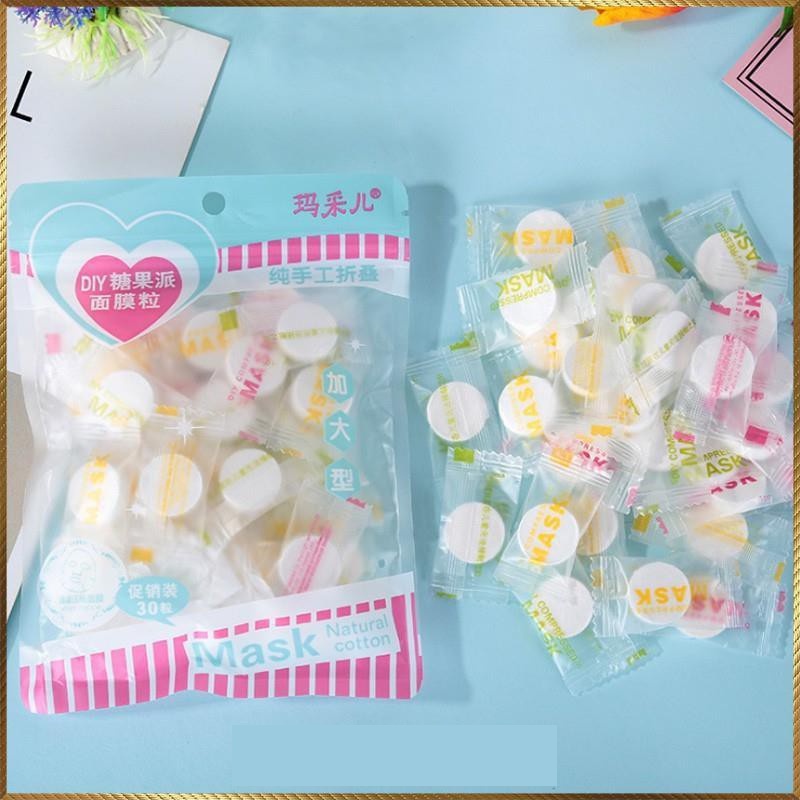 Mặt nạ giấy dạng nén DIY