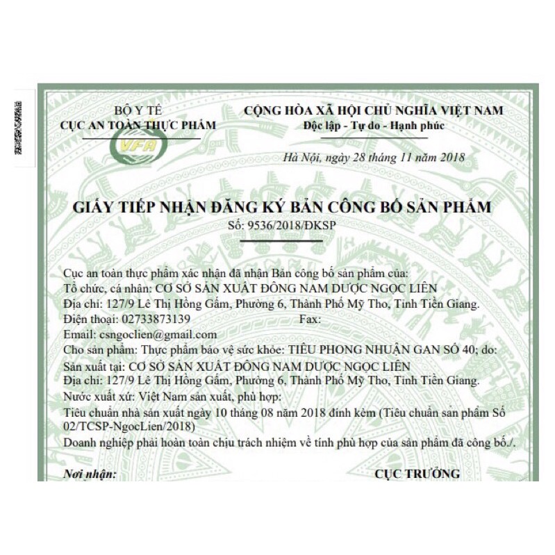 Tiêu Phong Nhuận Gan -giúp nhuận gan, lợi mật, -mệt mỏi, ăn kém, đầy bụng, dị ứng ngứa, mày đay Hộp 10 gói
