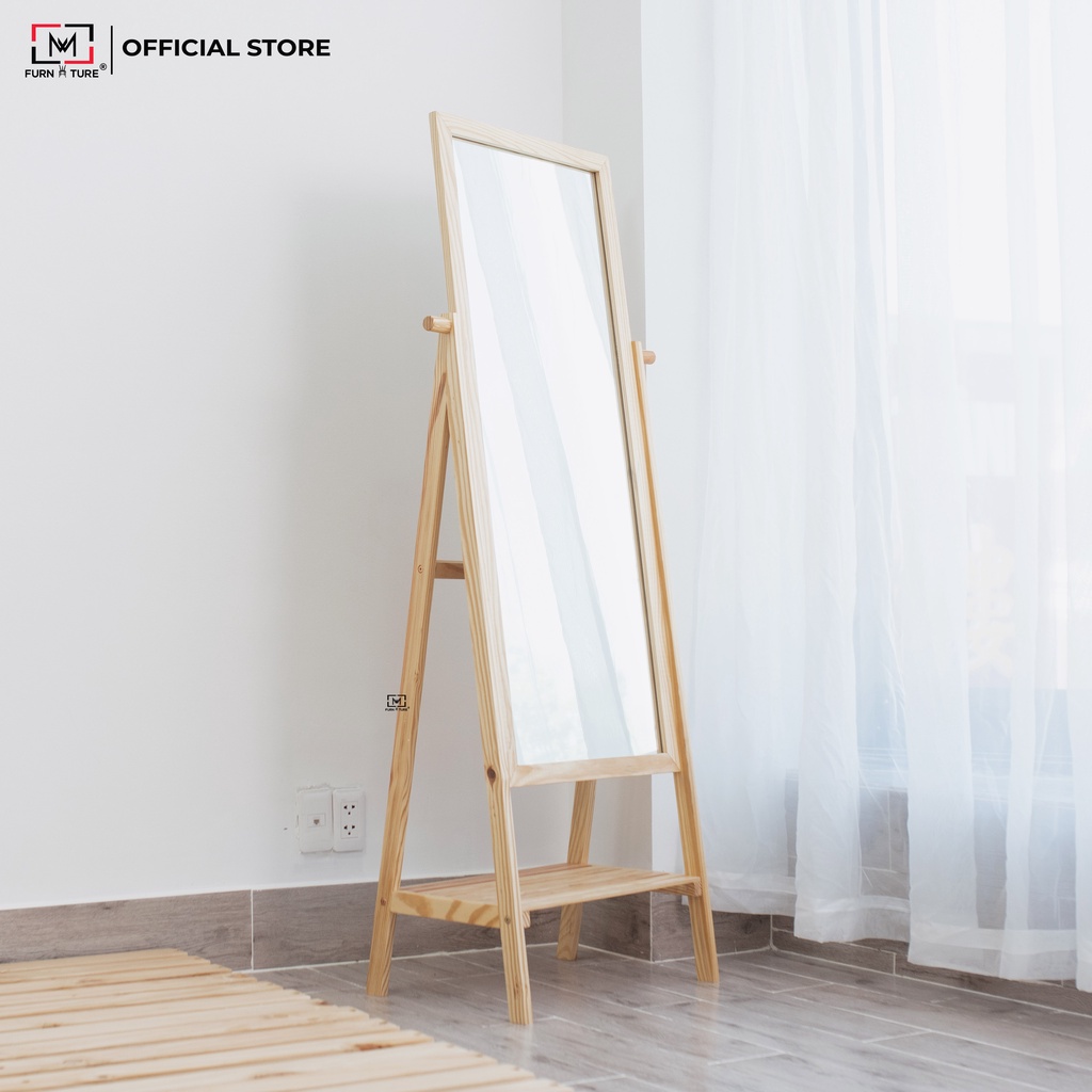 Gương kệ chữ a soi toàn thân size 50x170 thương hiệu MW FURNITURE - Nội thất trang trí kiểu hàn