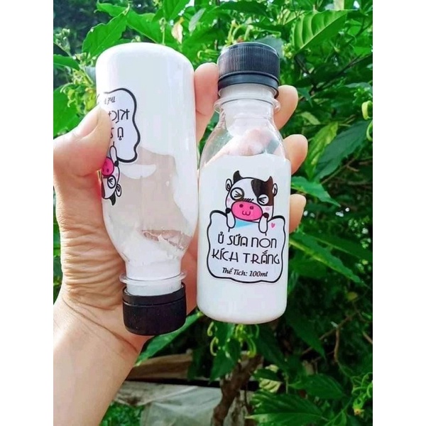 10 lọ ủ sữa non kích trắng 100ml