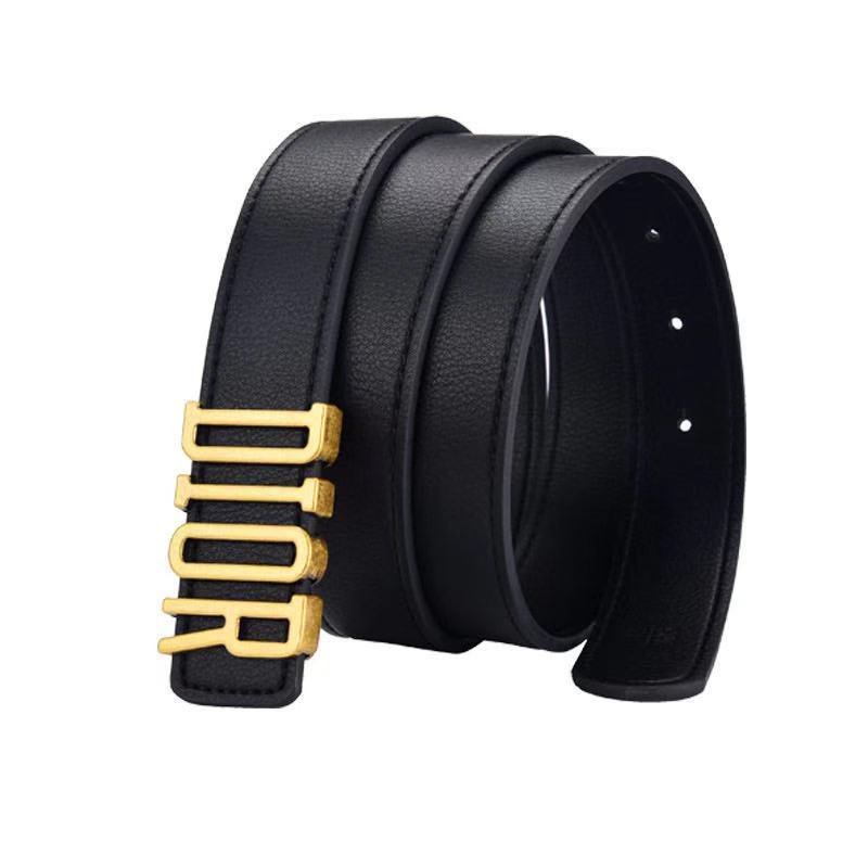 Hàng Có Sẵn! Dior! Thắt Lưng Da Thời Trang Chất Lượng Cao Cho Nữ