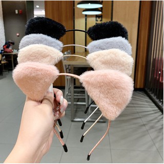 Bờm tóc tai mèo cài tóc cute cáo lông xù siêu mềm mịn cute đáng yêu
