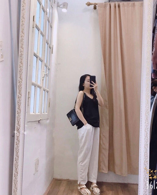 Quần baggy đũi lụa 7 màu xinh tươi | BigBuy360 - bigbuy360.vn