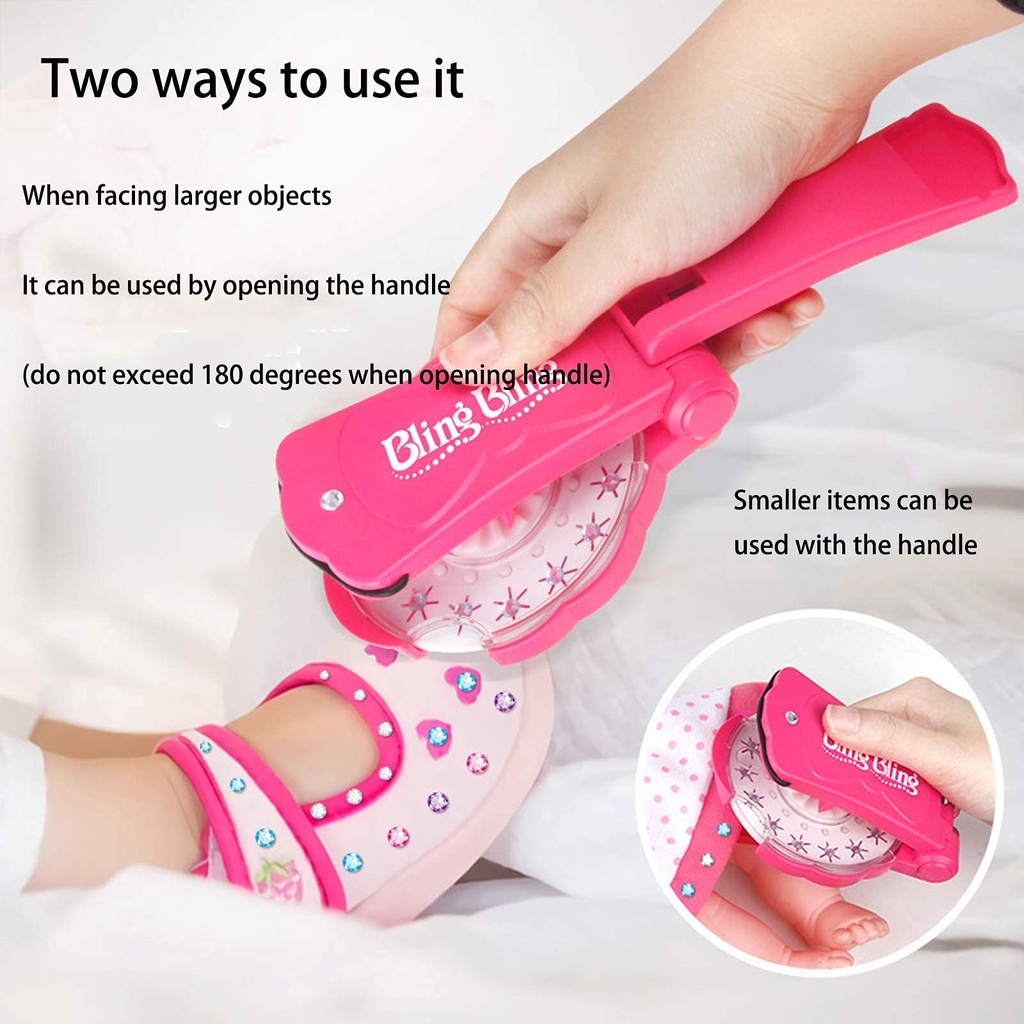 Set 180 Miếng Dán Tóc Đính Đá Lấp Lánh DIY