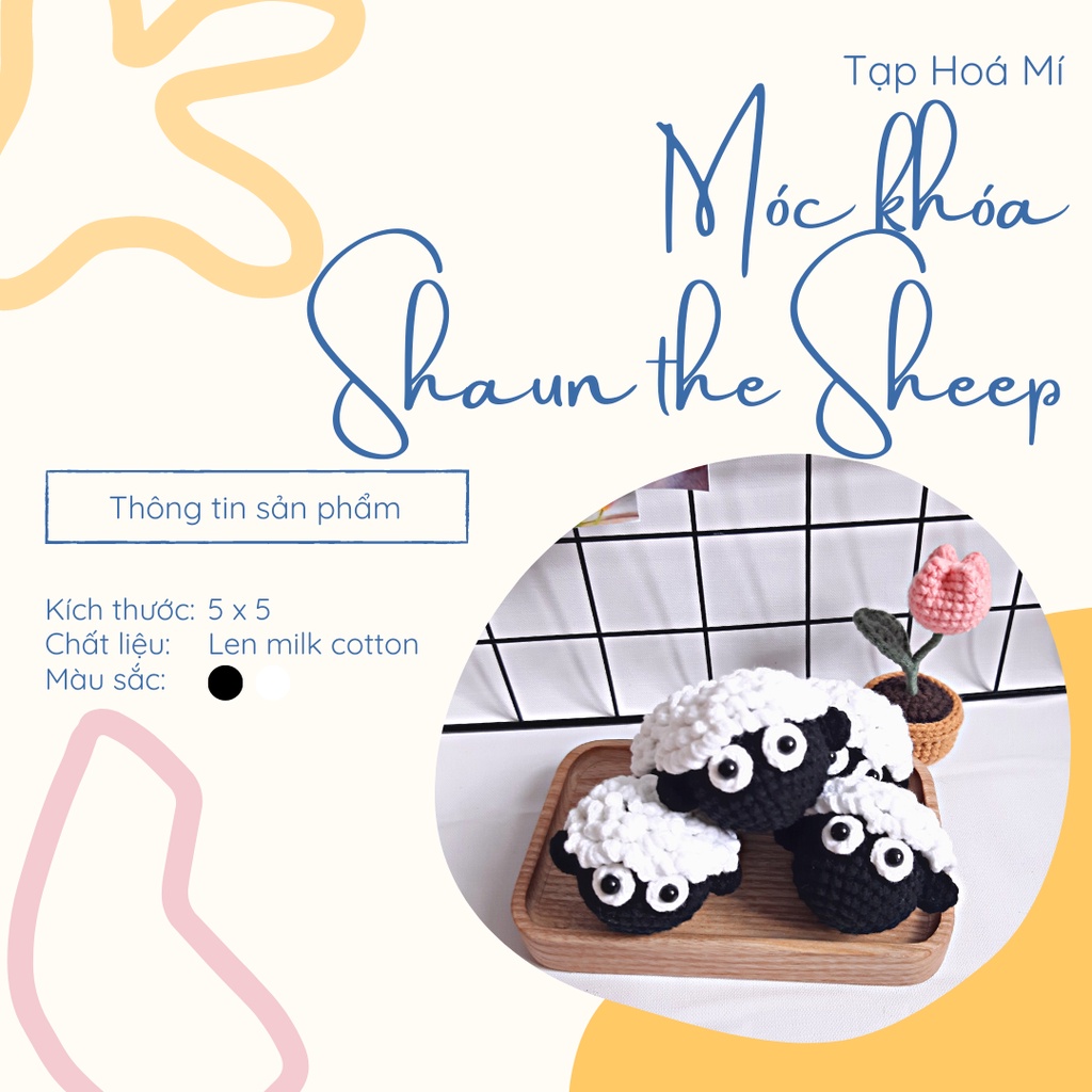 MÓC KHÓA / DÂY TREO ĐT SHAUN THE SHEEP