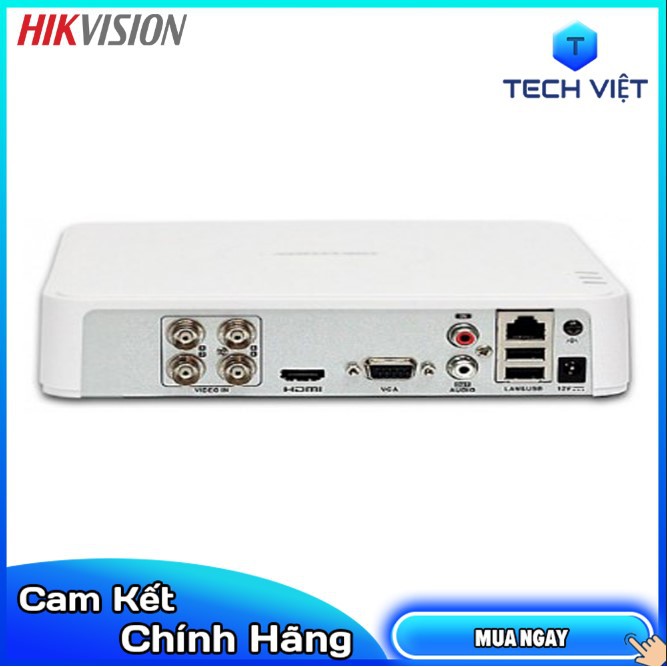 [HÀNG CHÍNH HÃNG] Đầu ghi HDTVI 4 kênh Hikvision 7104HQHI-K1 (TURBO HD 4.0)