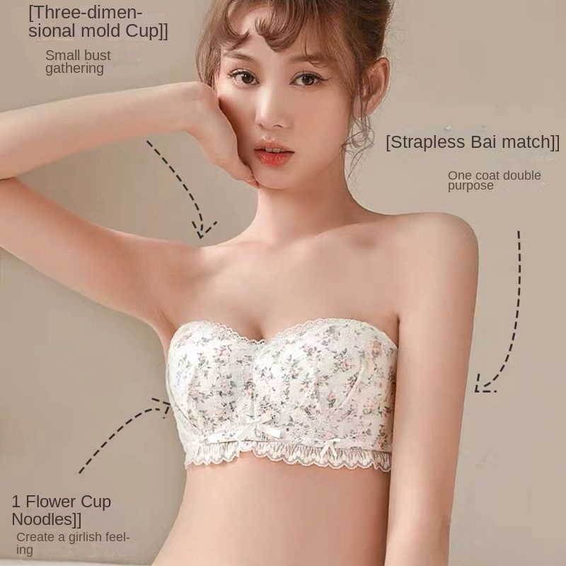 Áo lót Hoa Không Gọng Thép Không Gọng Gợi Cảm Cho Nữ Ốp