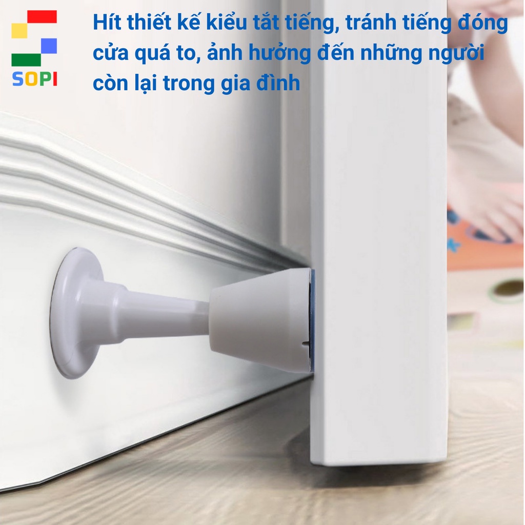 Chặn cửa chống va đập, Hít cửa silicon, Chặn Cửa Silicon Gia Dụng Thông Minh 361