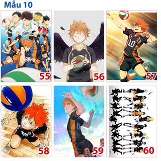 Poster / Tranh dán tường anime Haikyuu! ( MẪu 10-11-12)