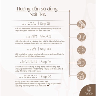 [KHÔNG BÁN][Nailbox Aurora] Móng giả thiết kế của khách đặt