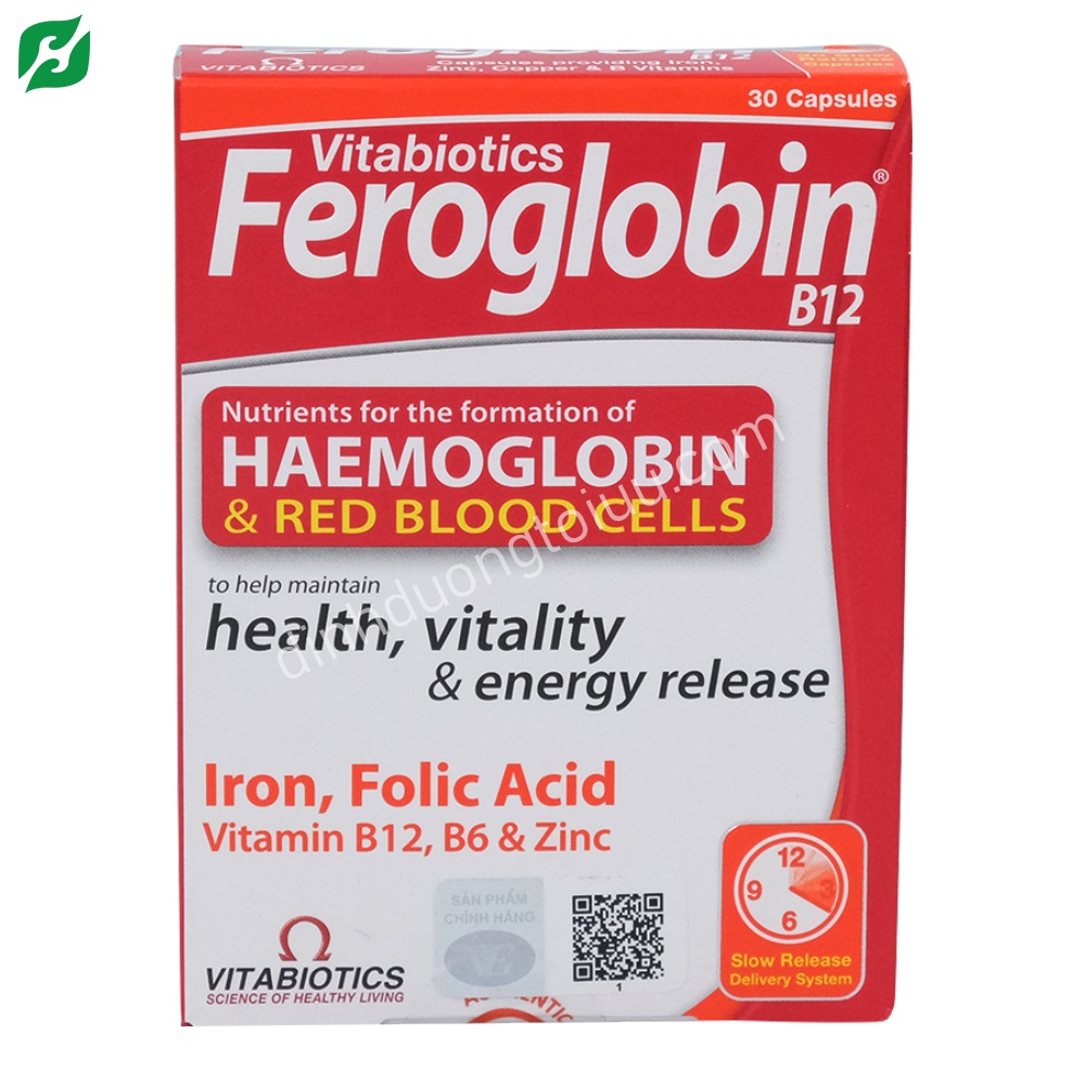 Viên uống Feroglobin B12 bổ máu toàn diện, tăng khả năng hấp thụ dinh dưỡng