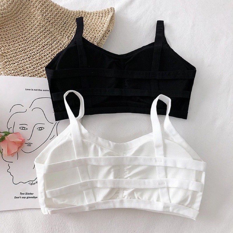 Áo bra 3 dây học sinh loại 1, 60kg đổ lại, cotton co giãn 4 chiều
