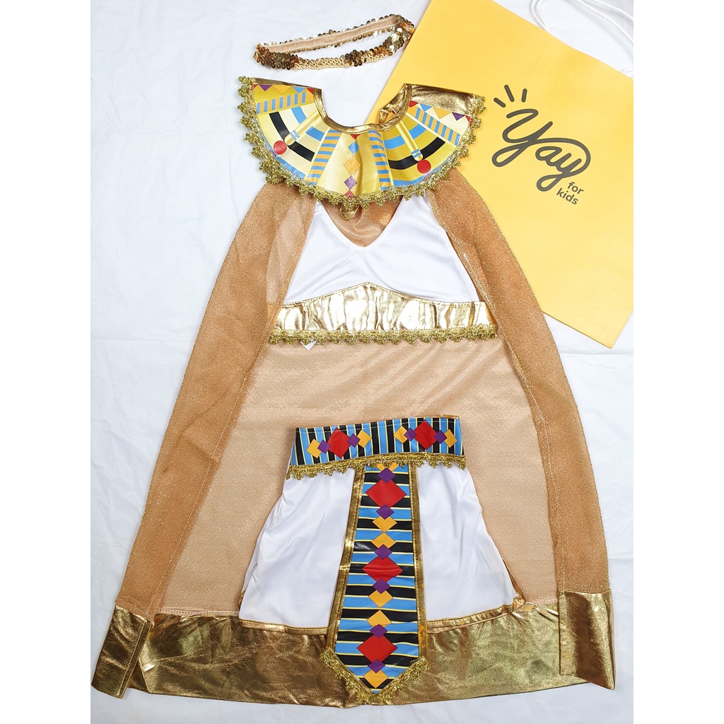 Đồ hóa trang trẻ em - Váy Nữ Hoàng Ai cập | Egypt Queen Dress - G0231 - Yay