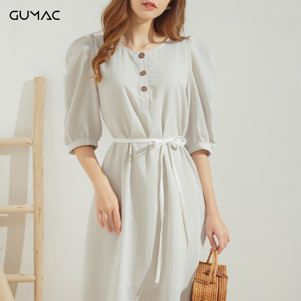 Đầm suông nữ xẻ trụ TTMT DA685 GUMAC, form Suông rộng | BigBuy360 - bigbuy360.vn