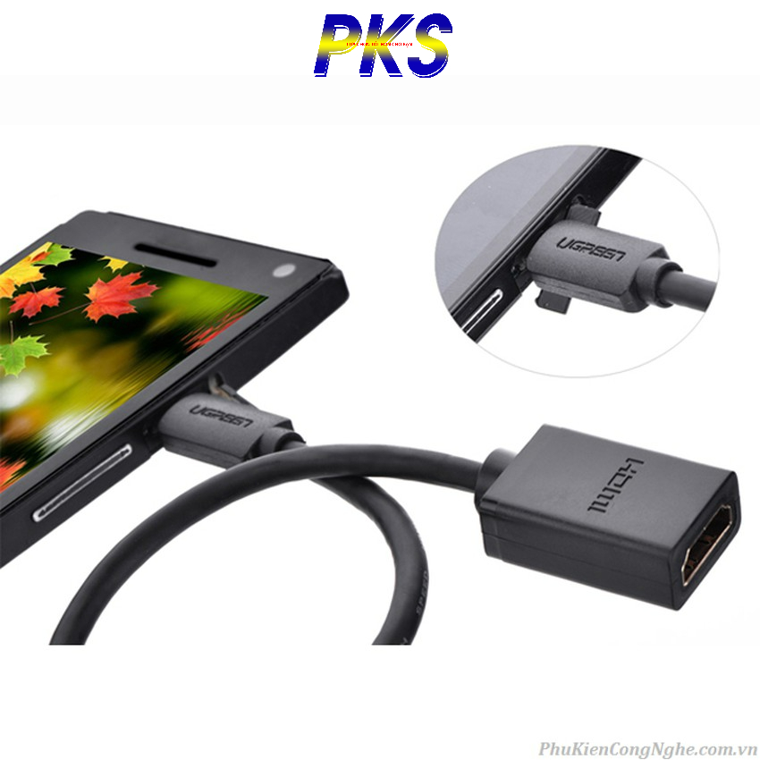 Cáp Micro HDMI to HDMI Ugreen 20134 - Hàng chính hãng